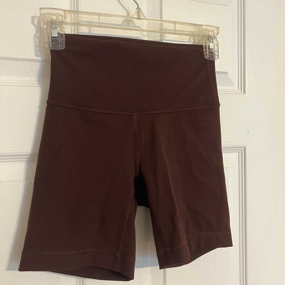 lululemon athletica Chocolate Brown Bike Shorts
